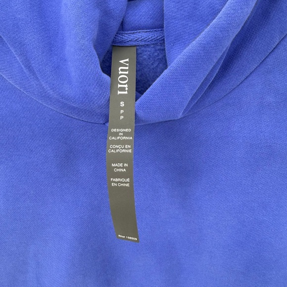 NWT Vuori Restore Oversized Hoodie Bright Iris Small VW2002 - Picture 5 of 11